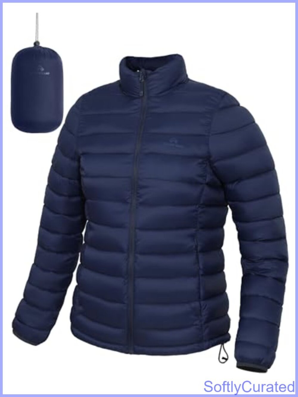Women's Packable Puffer Jacket Lightweight Quilted Water-Repellent Insulated